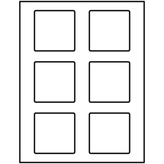 Avery Square Template