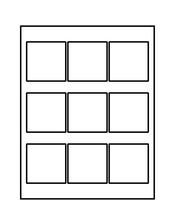 Avery Square Template