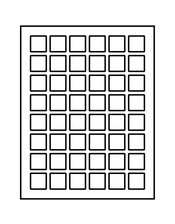 Avery Square Template