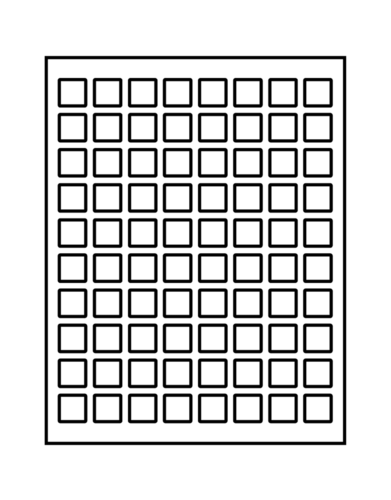 Avery Square Template