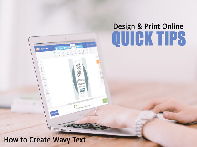 Design & Print Online Tips: How to Make Wavy Text