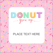 Birthday Donut party