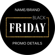 Black Friday Simple Frame