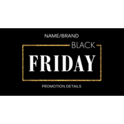 Black Friday Simple Frame