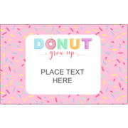 Birthday Donut party