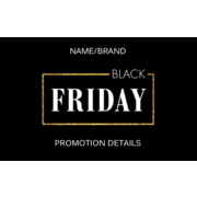 Black Friday Simple Frame
