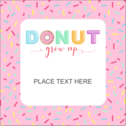 Birthday Donut party