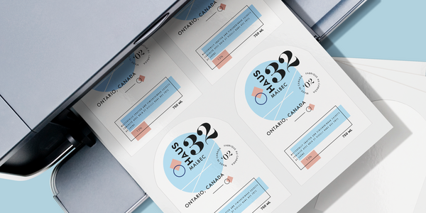 Blank Arched Labels