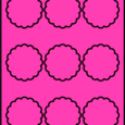 Scalloped Labels By The Sheet