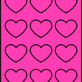 Heart Labels By The Sheet