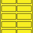 Étiquettes rectangulaires