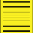 Étiquettes rectangulaires