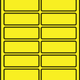 Étiquettes rectangulaires