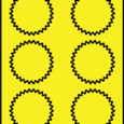 Starburst Labels By The Sheet
