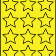 Star Labels By The Sheet