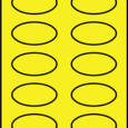 Étiquettes ovales