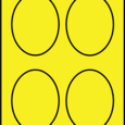 Étiquettes ovales