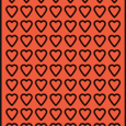 Étiquettes cœur