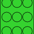 Scalloped Labels By The Sheet