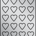 Heart Labels By The Sheet