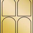 Arched Labels By The Sheet