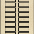 Étiquettes rectangulaires