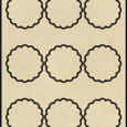 Scalloped Labels By The Sheet