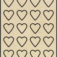 Heart Labels By The Sheet
