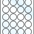 Étiquettes rondes
