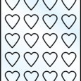 Étiquettes cœur