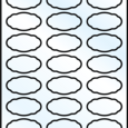 Scalloped Labels By The Sheet