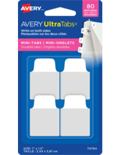 Avery UltraTabs&trade; Mini-onglets