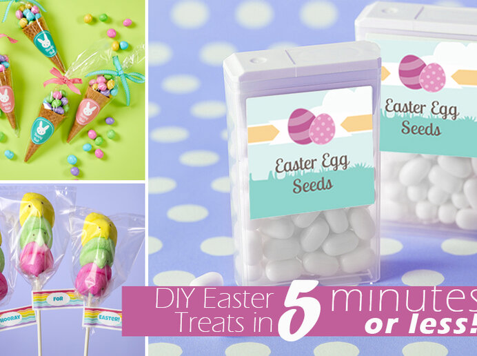 Make These DIY Easter Treats in 5 Minutes or less