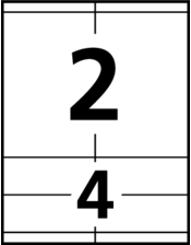 Avery&trade; Vertical Name Badges with Ticket Inserts - Template Template