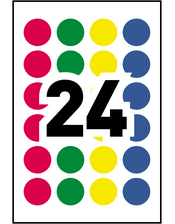 Avery&reg; Removable Colour Coding Labels Template