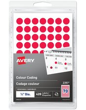  Removable Colour Coding Labels