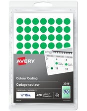  Removable Colour Coding Labels