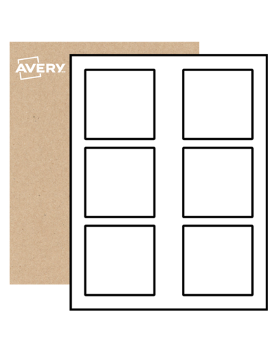 Square Labels By The Sheet