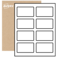 Étiquettes rectangulaires