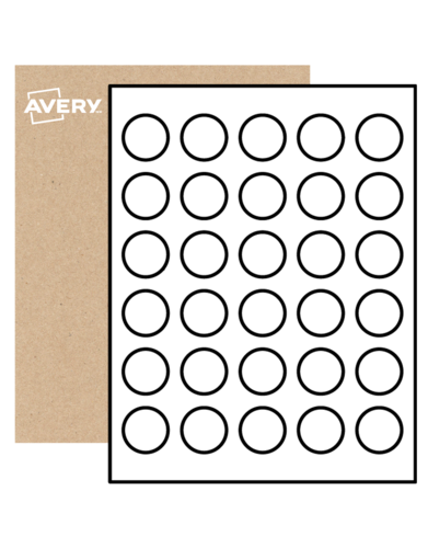 Round Labels By The Sheet