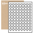 Heart Labels By The Sheet