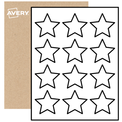 Star Labels By The Sheet