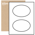 Oval Labels By The Sheet