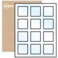 Square Labels By The Sheet