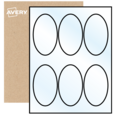 Oval Labels By The Sheet