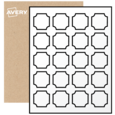 Scalloped Labels By The Sheet