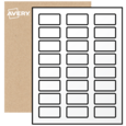Étiquettes rectangulaires