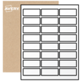Étiquettes rectangulaires