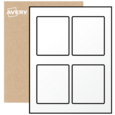 Étiquettes rectangulaires