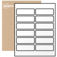 Étiquettes rectangulaires